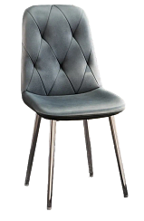 Стул DC-2103 (каркас хром тк.серый/ Velvet HLR-20) Стул DC-2103 (каркас хром тк.серый/ Velvet HLR-20)