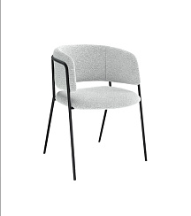 Стул KENNER 303SD черный/микробукле серебристый Стул KENNER 303SD черный/микробукле серебристый